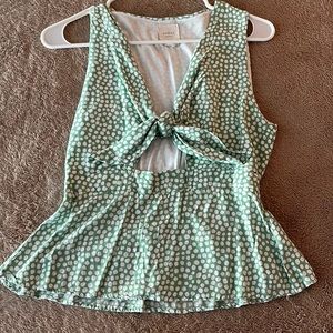 Small tank with chest cut out